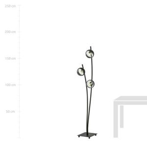 Lampa stojąca podłogowa Emibig 3xE14 40W HUNTER LP3 BLACK/STRIPE 1101/LP3