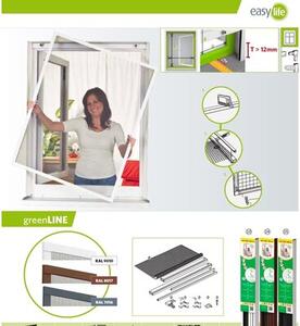 Moskitiera EASY LIFE 002-2310 (100 x 215 cm) Antracytowy