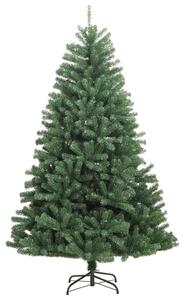 Sztuczna choinka zawiasowa ze stojakiem, zielona, 150 cm