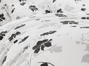 Pościel bawełniana ROUGE biało-czarna Rozmiar pościeli: 70 x 90 cm | 140 x 200 cm