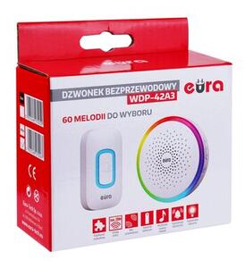 Dzwonek bezprzewodowy EURA WDP-42A3 BiaÅy