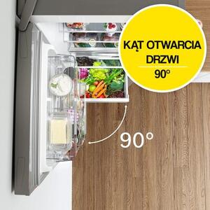 Lodówka BOSCH KGN492XCF No Frost 203cm Czarna