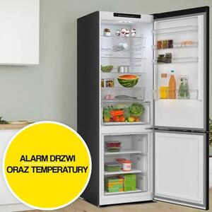 Lodówka BOSCH KGN492XCF No Frost 203cm Czarna