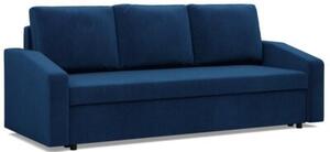 Kanapa rozkÅadana, BLOM, velvet, 220x92x92 cm, granatowy | TYLETEGOTU