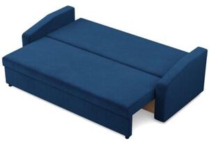Kanapa rozkÅadana, BLOM, velvet, 220x92x92 cm, granatowy | TYLETEGOTU