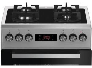 Kuchnia BEKO FSMT55330DXDS Pieczenie 3D Rożen Grill Termoobieg Czyszczenie parą