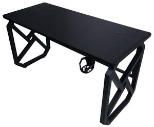 Biurko dla graczy komputerowych Frag czarne