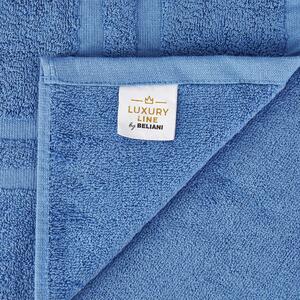 Komplet 9 ręczników łazienkowych dla gości bawełna zero twist niebieski Areora Beliani