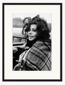 Oprawiony druk cyfrowy Sophia Loren