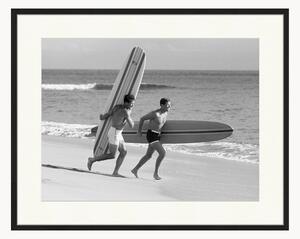 Oprawiony druk cyfrowy Surf Running