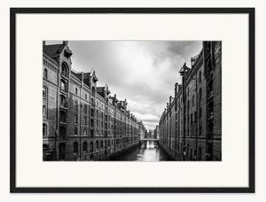 Oprawiony druk cyfrowy Speicherstadt Hamburg