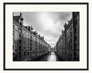 Oprawiony druk cyfrowy Speicherstadt Hamburg