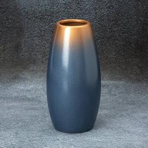 Wazon EUROFIRANY Nessa 11 x 22 cm Niebieski