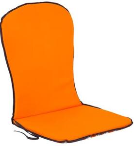 Poduszka na krzesło PATIO D001-13BB / C002-03BB 89 x 44 cm Biało-pomarańczowy