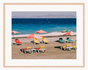 Oprawiony druk cyfrowy California Beach