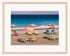 Oprawiony druk cyfrowy California Beach