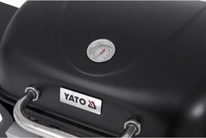 Grill ogrodowy gazowy YATO YG-20005 Yake Czarny 5 kW 47 x 37 cm