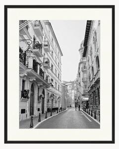 Oprawiony druk cyfrowy Streets And Houses In Monaco