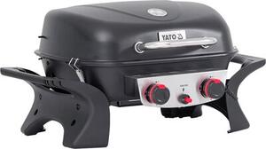 Grill ogrodowy gazowy YATO YG-20005 Yake Czarny 5 kW 47 x 37 cm