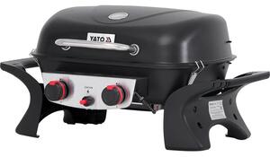 Grill ogrodowy gazowy YATO YG-20005 Yake Czarny 5 kW 47 x 37 cm