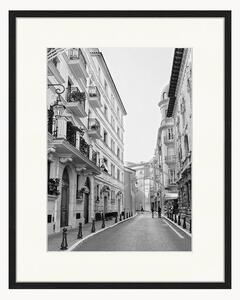 Oprawiony druk cyfrowy Streets And Houses In Monaco