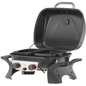Grill ogrodowy gazowy YATO YG-20005 Yake Czarny 5 kW 47 x 37 cm