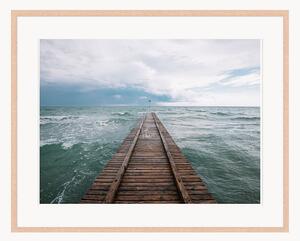 Oprawiony druk cyfrowy Sea Coastline