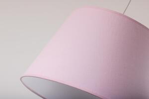 Różowa stożkowa lampa wisząca - EX481-Pastela