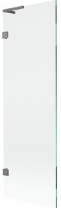 Mexen Lunar L parawan nawannowy 1-skrzydłowy 60 x 150 cm, transparent, gun metal - 897L-060-000-95-00