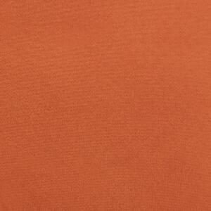 Minimalistyczna szafka nocna tapicerowana welur 1 szuflada pomarańczowa Flayat Beliani