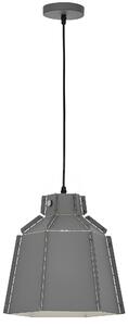 LAMPA SUFITOWA WISZĄCA LOFT SZARA MONA W1