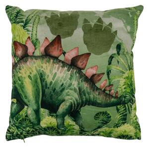 Poduszka dekoracyjna STEGOSAURUS 40x40 cm, zielona