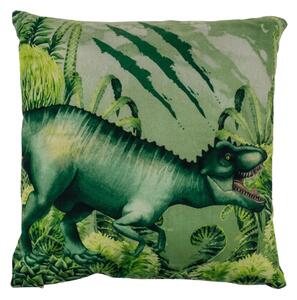 Poduszka dekoracyjna T-REX 40x40 cm, zielony