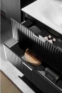 Szafka pod umywalkę ADEL BLACK 82 60cm czarny mat