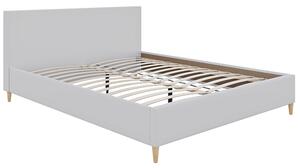 Podwójne łóżko z zagłówkiem 140x200 Colette - 36 kolorów