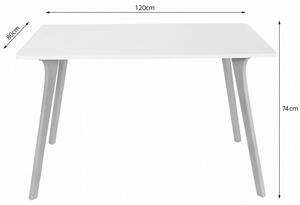 Czarny stół do salonu w stylu skandynawskim - Rocher