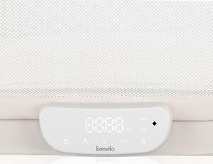 Łóżeczko LIONELO z wagą i funkcją kołyski Coral White