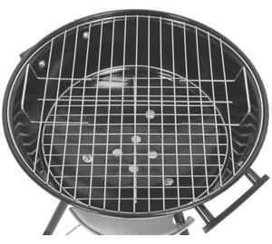 Grill ogrodowy węglowy LUND 99918 Zamykany, okrągły, termometr, kółka
