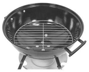 Grill ogrodowy węglowy LUND 99918 Zamykany, okrągły, termometr, kółka