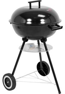 Grill ogrodowy węglowy LUND 99918 Zamykany, okrągły, termometr, kółka