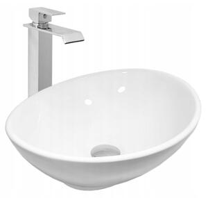Umywalka nablatowa Estiva EBA White biała 41,5x34x14 cm 1 szt