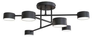 EMIBIG Żyrandol natynkowy HALO 6xGX53/8W/230V czarny EB0127