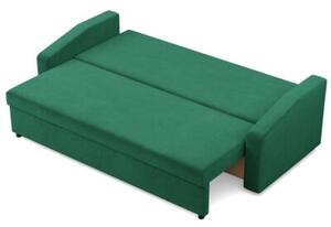 Kanapa rozkÅadana, BLOM, velvet, 220x92x92 cm, butelkowa zieleÅ | TYLETEGOTU