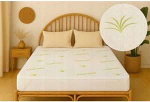 Ochraniacz na Materac 220x200 ALOES Antyalergiczny Pikowany z Gumkami | Polski Produkt PREMIUM