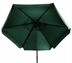 Parasol Ogrodowy Duży Składany na Taras Zielony + POKROWIEC AKRON 300cm