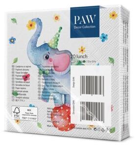 Serwetki papierowe PAW 33x33 cm dekoracyjne stołowe na przyjęcie 20 szt