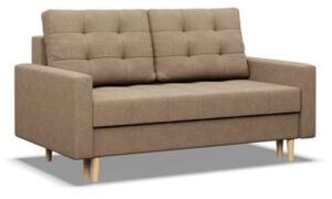 Sofa skandynawska, pikowana, NUBO, 152x92x92 cm, beÅ¼owy | TYLETEGOTU