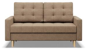 Sofa skandynawska, pikowana, NUBO, 152x92x92 cm, beÅ¼owy | TYLETEGOTU