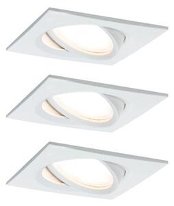 Zestaw oczek sufitowych Nova Plus - LED, białe, kwadratowe