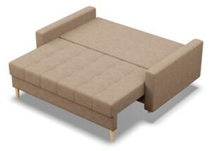 Sofa skandynawska, pikowana, NUBO, 152x92x92 cm, beÅ¼owy | TYLETEGOTU